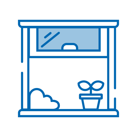 icono ventanas con diseño